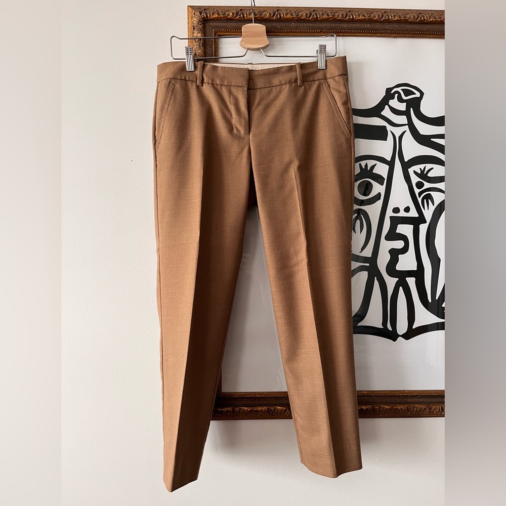 J. Crew City Fit Skimmer Wool Blend Pant